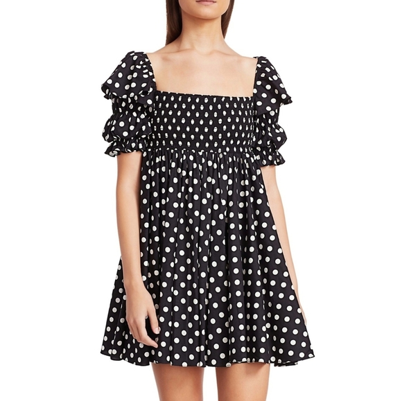 🚨 Sold Caroline Constas Puff Sleeve Hanna Dress - Picture 2 of 9